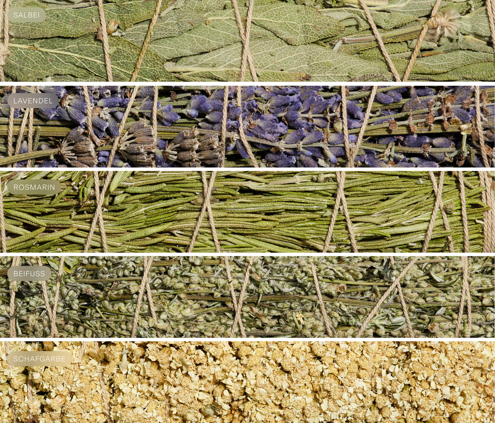 Herbal Rituals – 5er-Set Räucherbündel