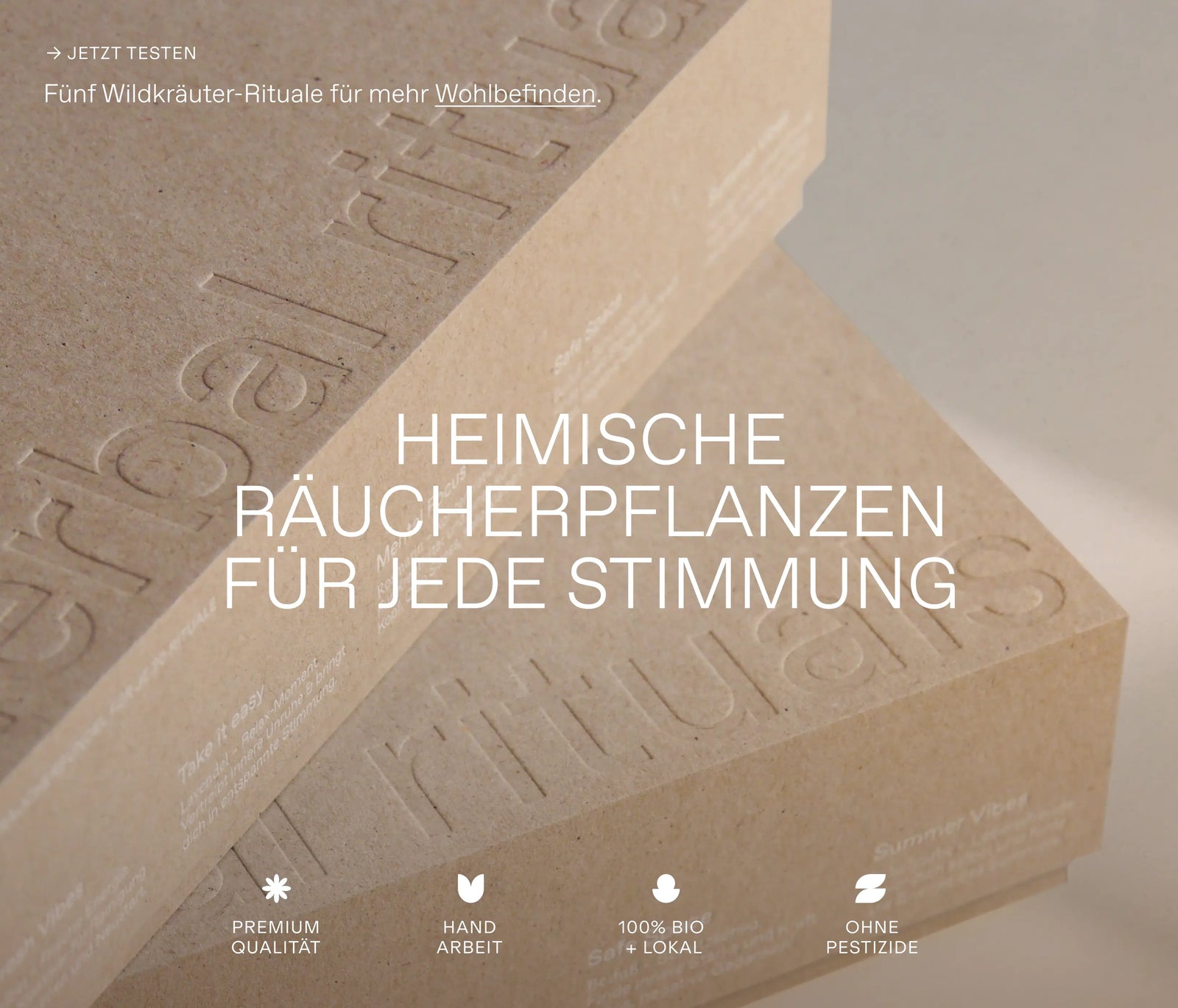 Herbal Rituals – 5er-Set Räucherbündel